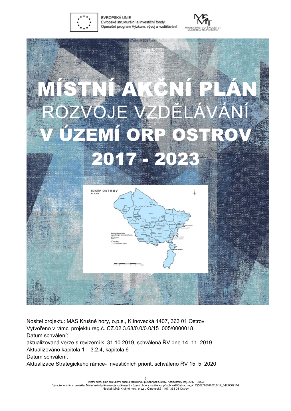 Rozvoje Vzdělávání V Území Orp Ostrov 2017 - 2023