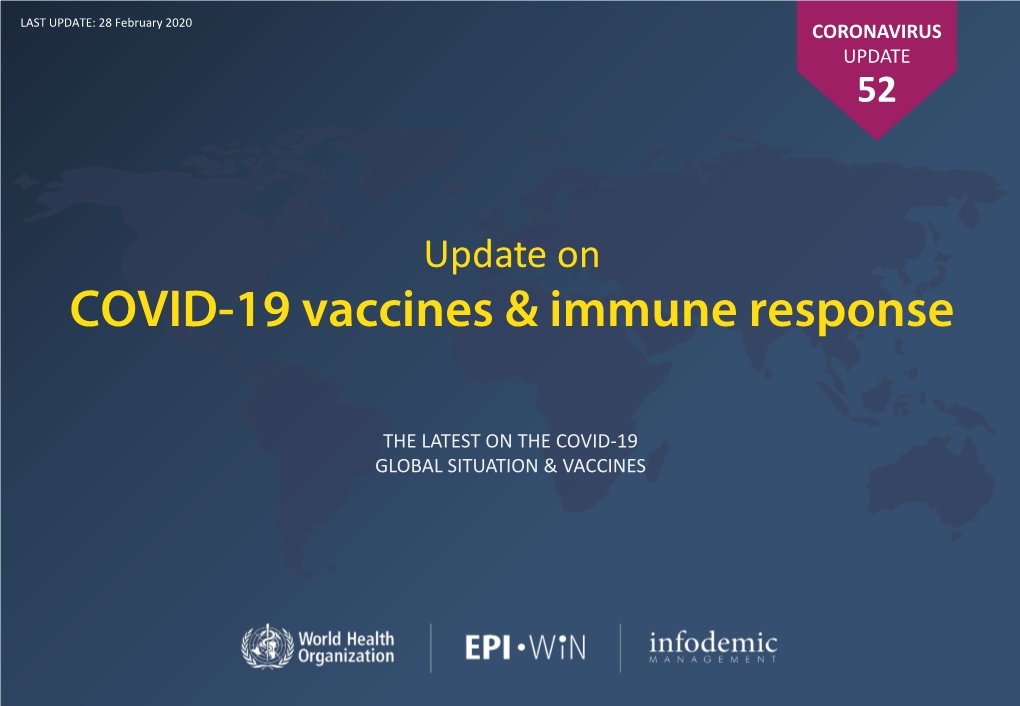 COVID-19 Vaccines & Immune Response