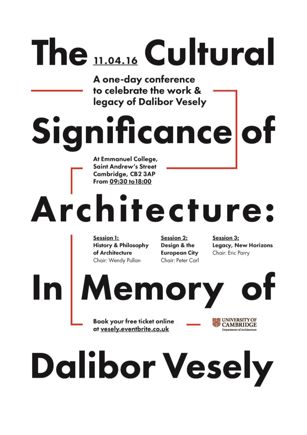 Vesely Conference Programme