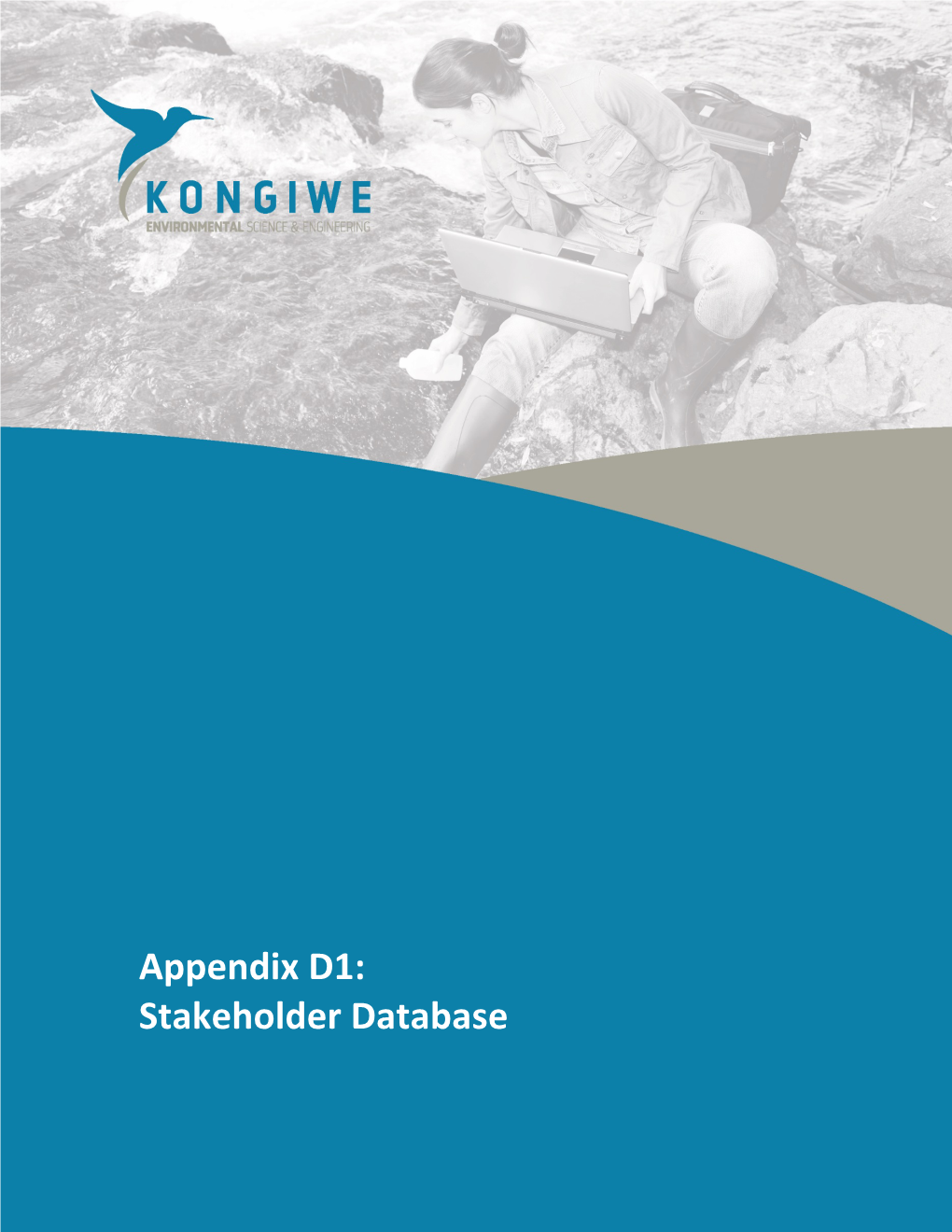 Appendix D1: Stakeholder Database I&AP Sector Organisation Mr/Ms First Name Last Name Position Province