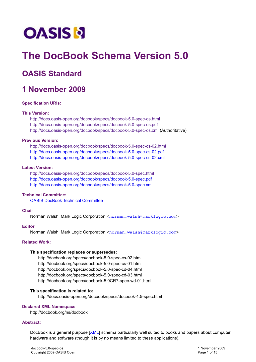 Docbook-5.0-Spec-Os.Pdf (Authoritative)