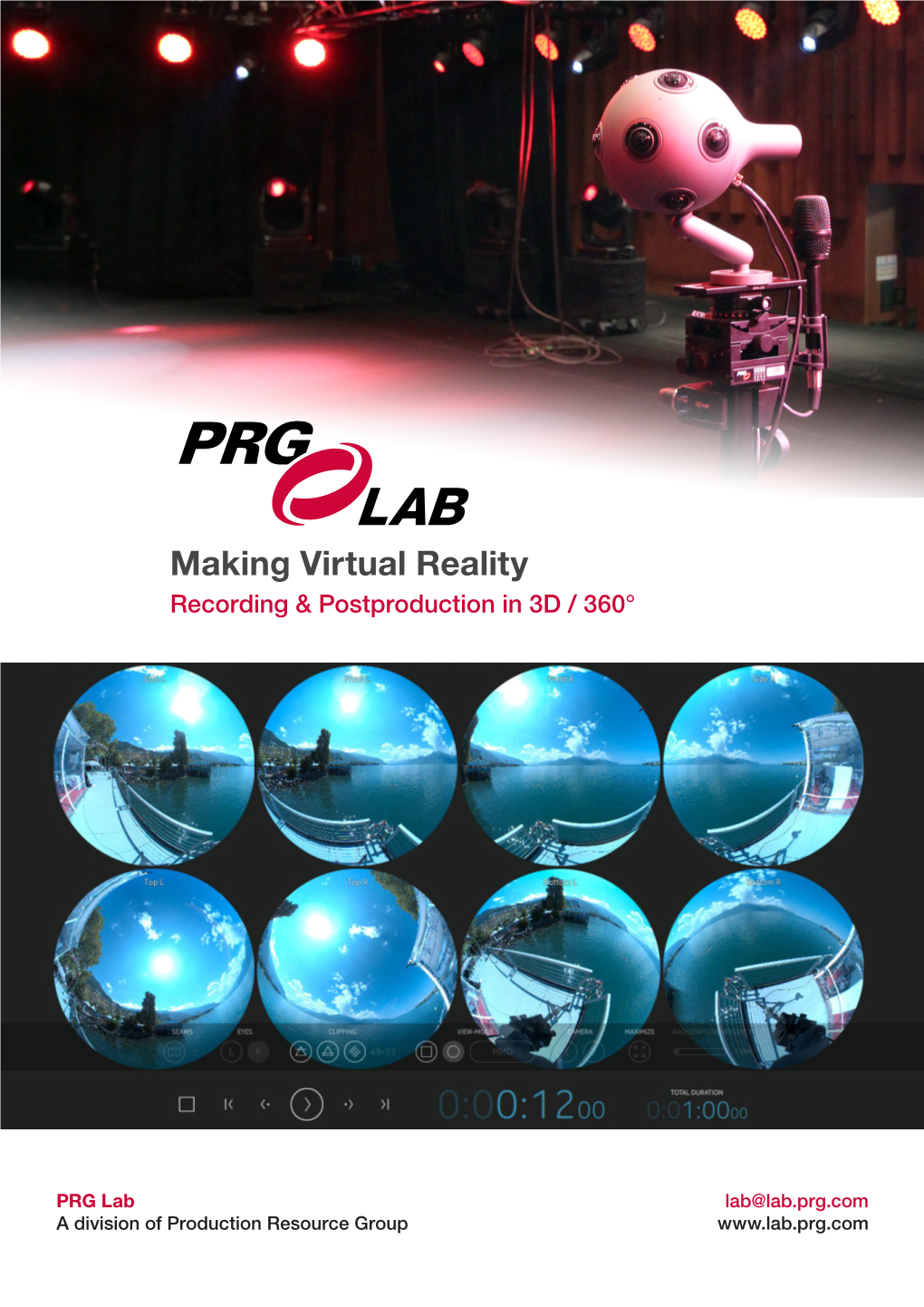 Making Virtual Reality Recording & Postproduction in 3D / 360°