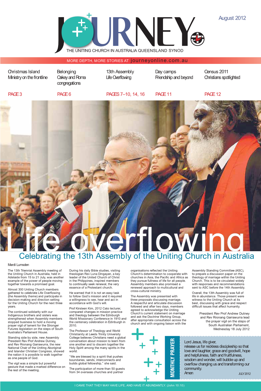 Celebrating the 13Th Assembly of the Uniting Church in Australia