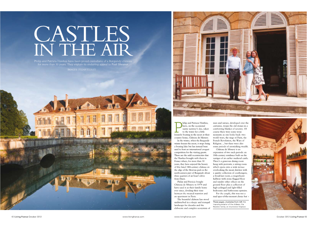 Philip and Patricia Hawkes Have Been Proud Custodians of a Burgundy Château for More Than 30 Years