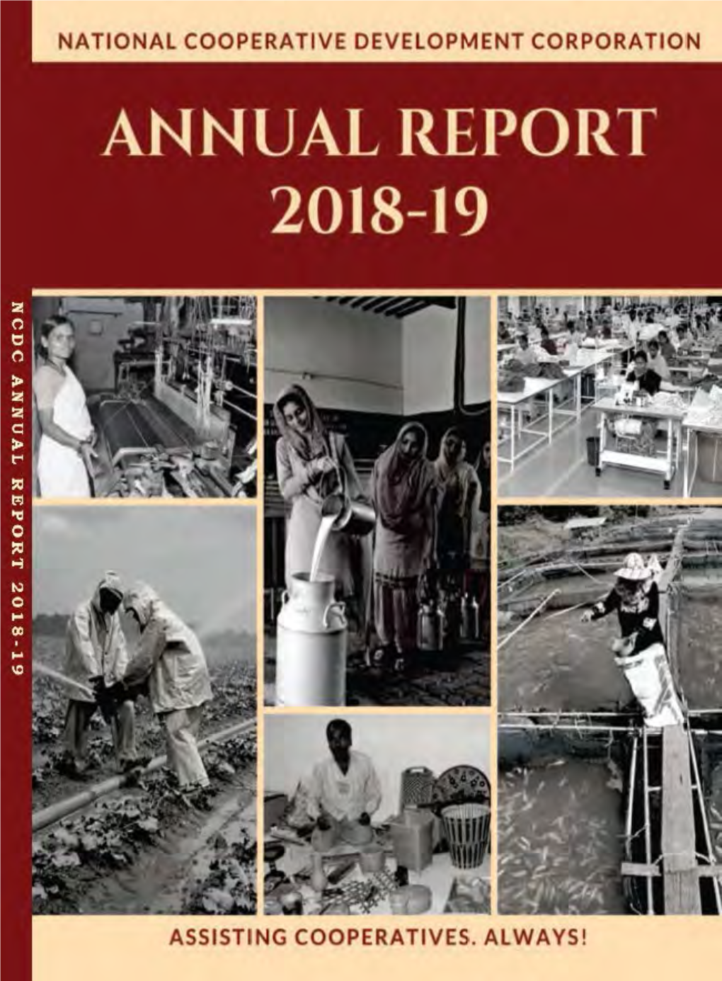 ANNUAL REPORT 2018-19 (As Required Under Section 14 (2) of the N CDC Act, 1962 Read with Rule 14 (B) of the NCDC Rules, 1975 As Amended)