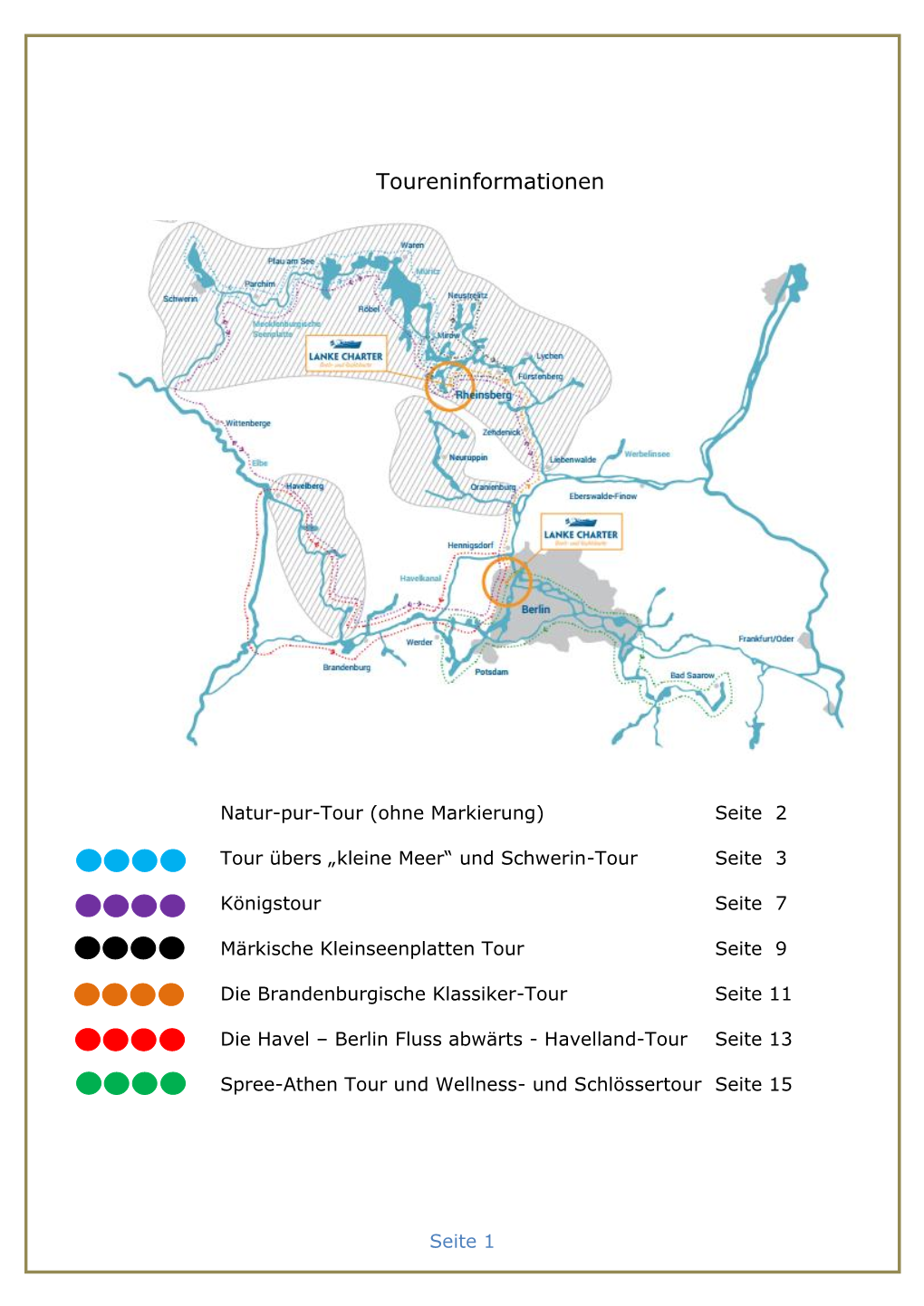 Toureninformationen