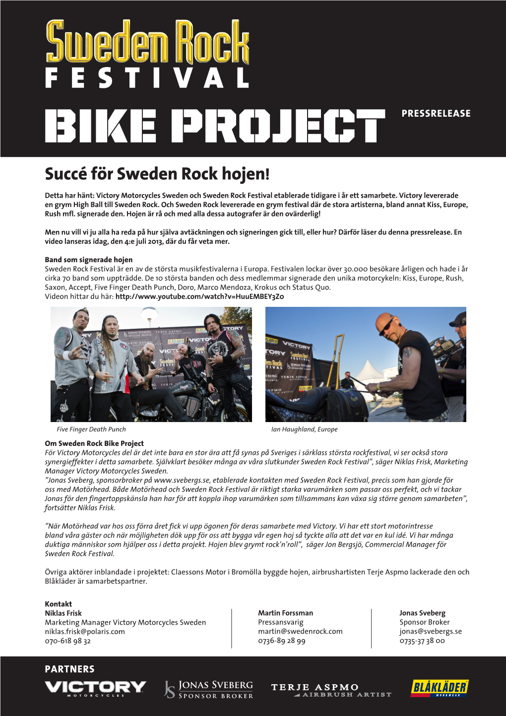 Bike Project Pressrelease