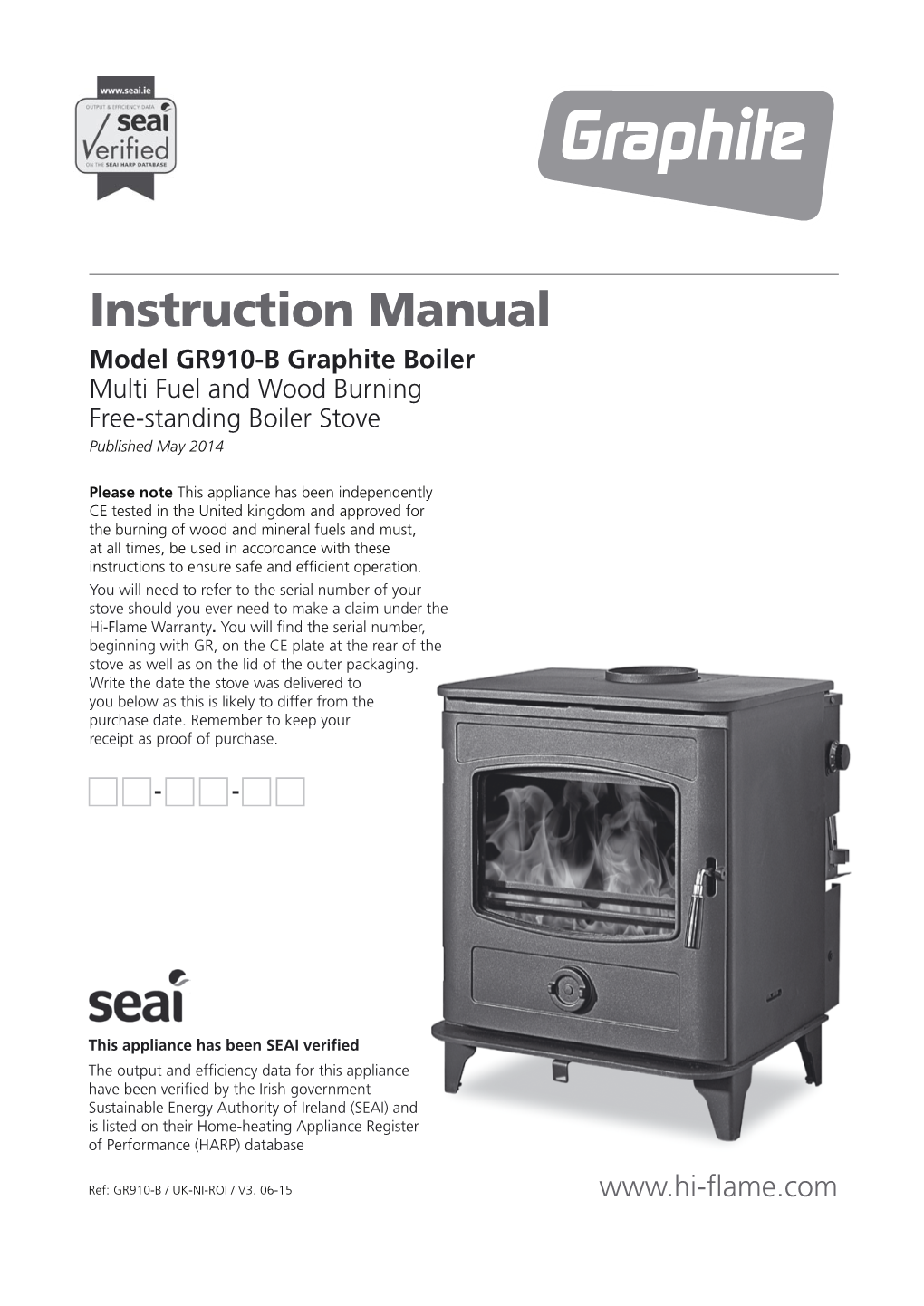 GR910-B Graphite Boiler Handbook