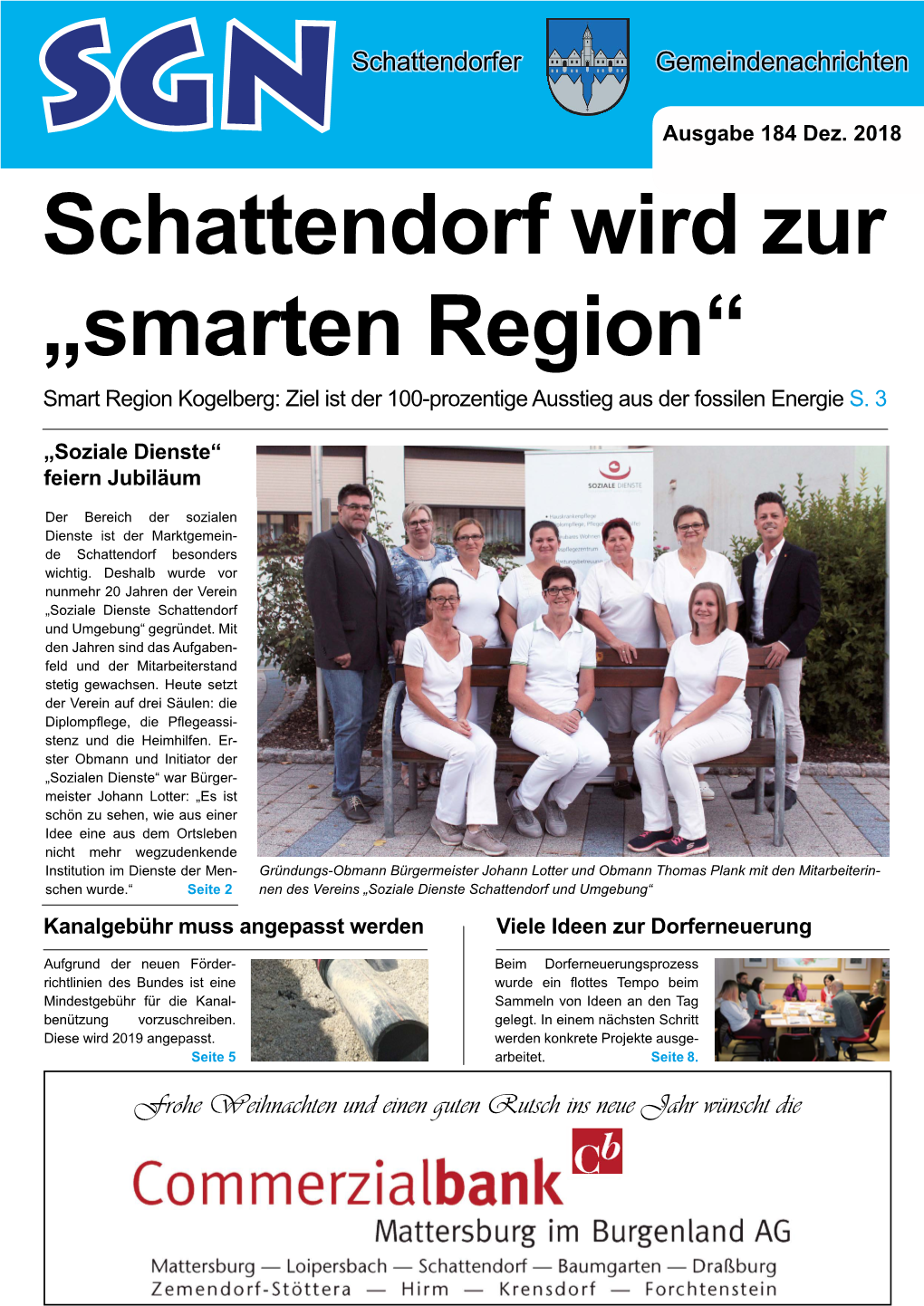 Schattendorf Wird Zur „Smarten Region“ Smart Region Kogelberg: Ziel Ist Der 100-Prozentige Ausstieg Aus Der Fossilen Energie S