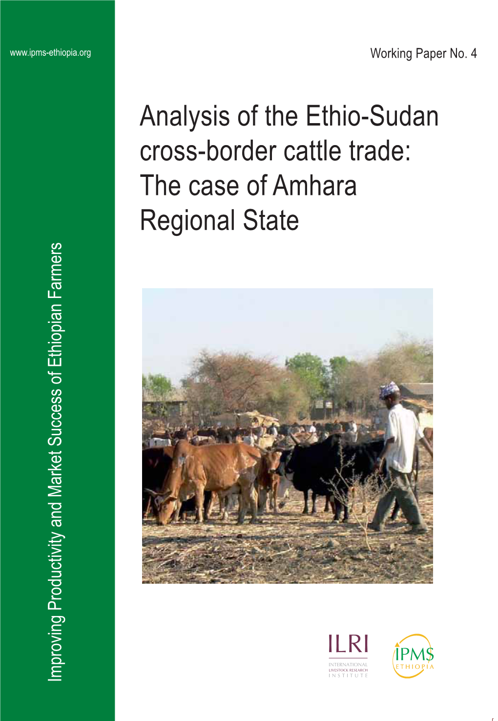 Analysis of the Ethio-Sudan Cross-Border Cattle Trade: the Case of Amhara Regonal State