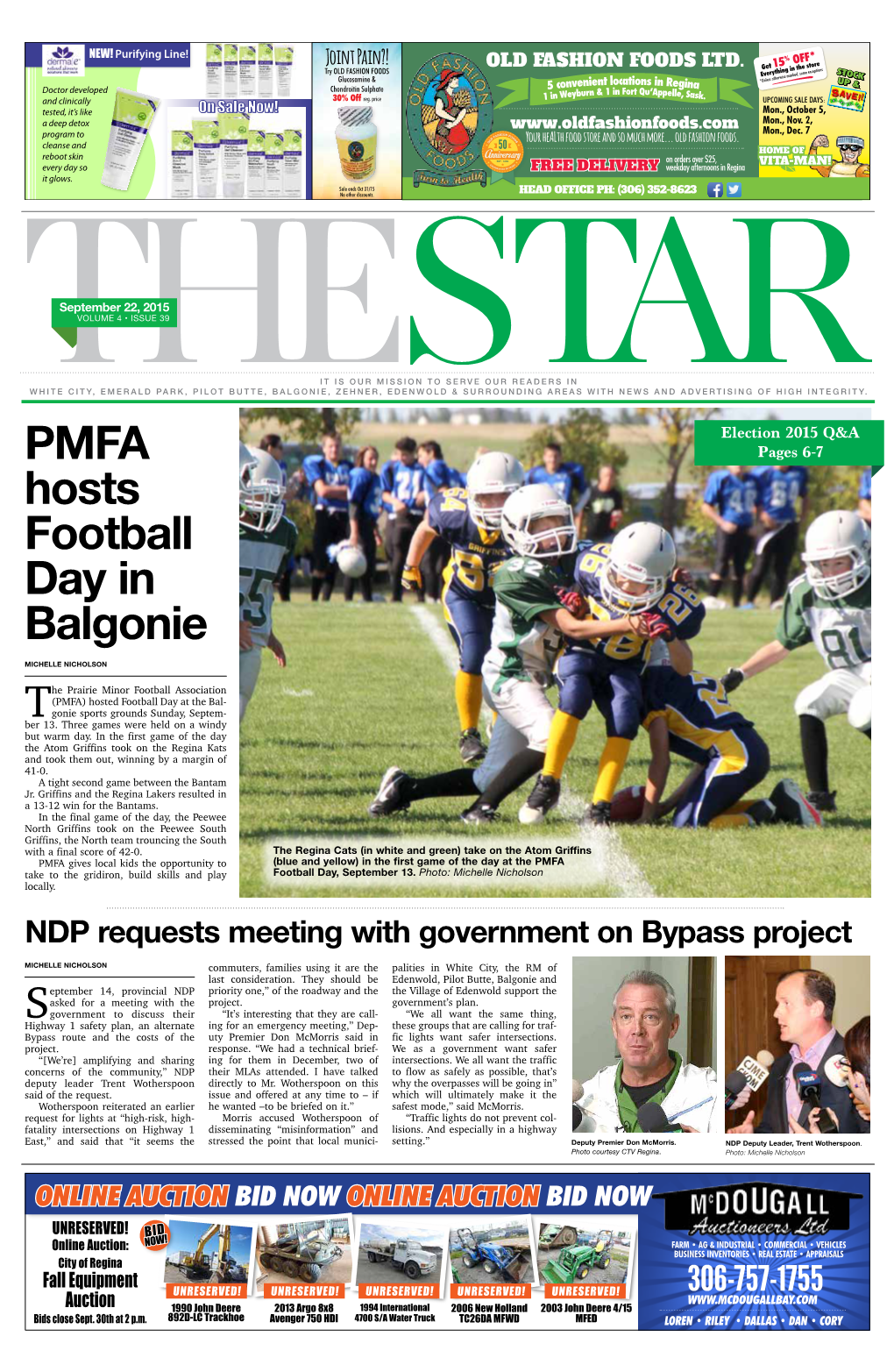 PMFA Hosts Football Day in Balgonie