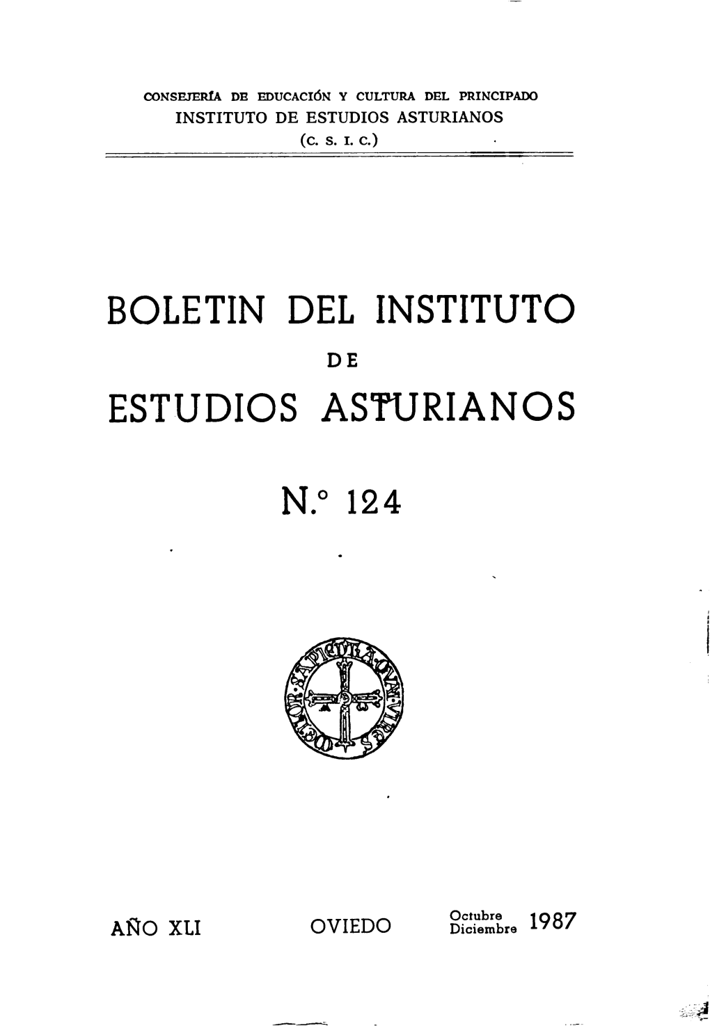 Boletin Del Instituto Estudios Asturianos N.°