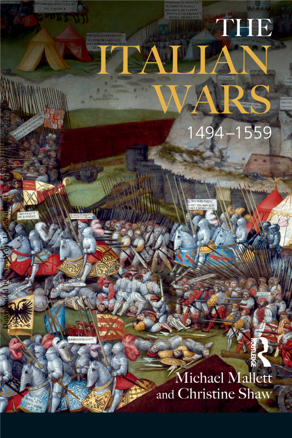 The Italian Wars, 1494–1559: War, State and Society in Early