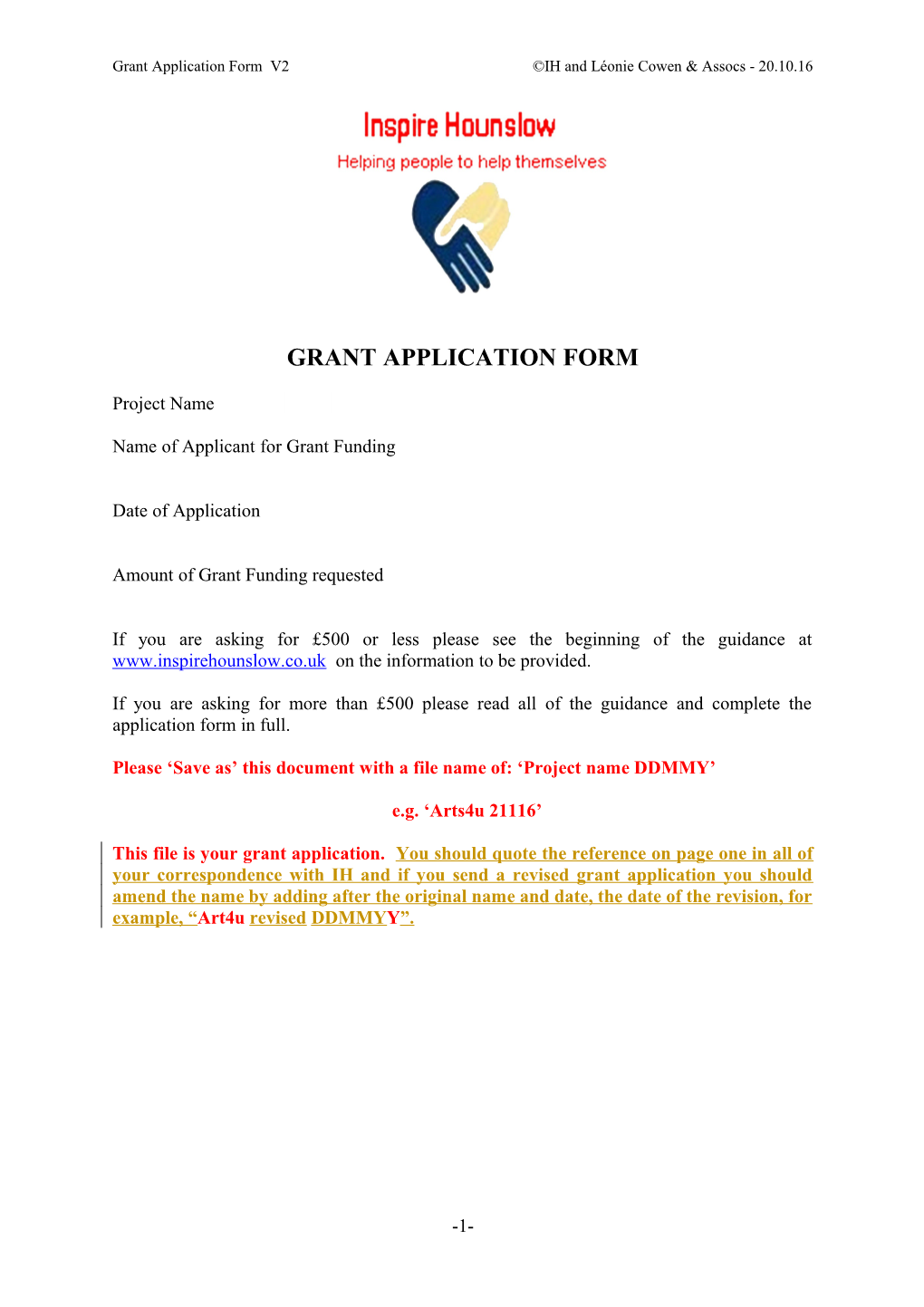 Grant Application Form s4