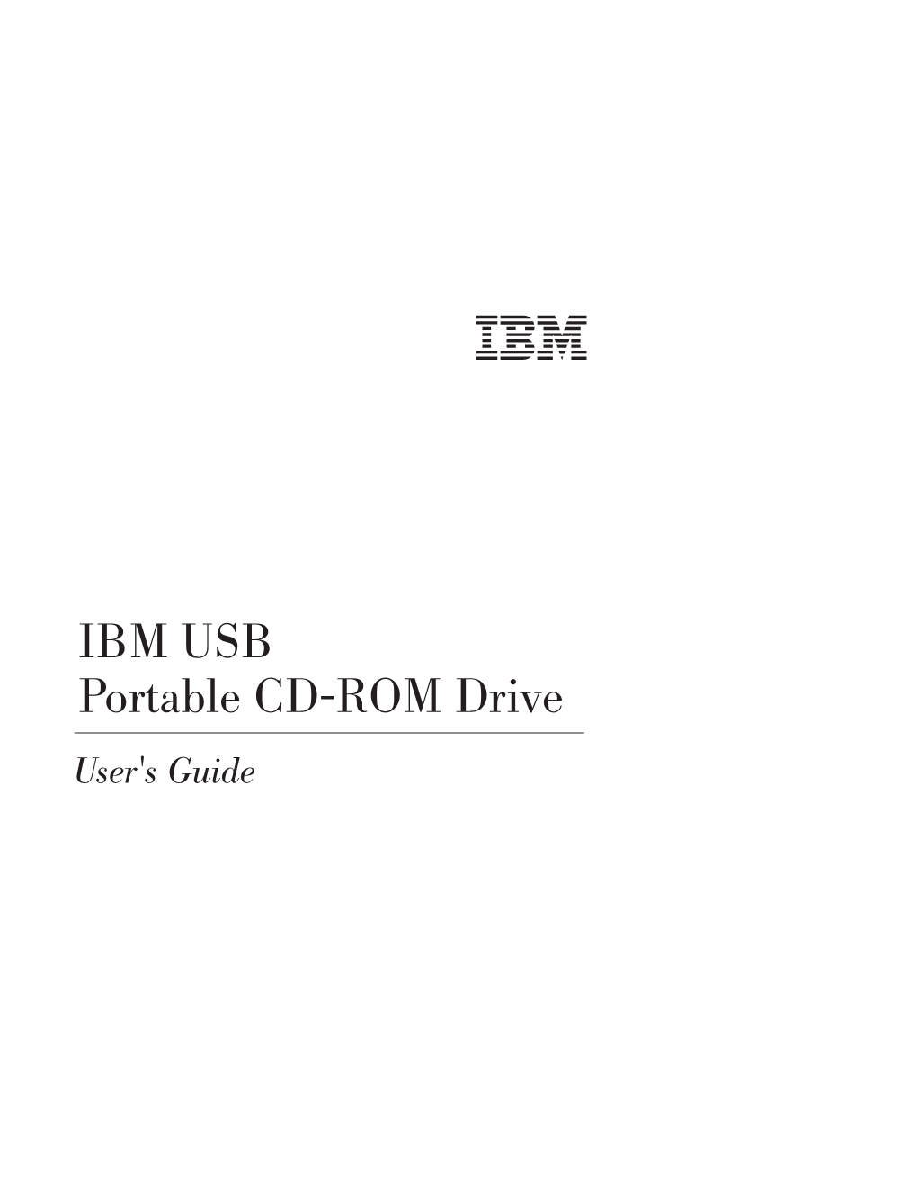 Portable CD-ROM Drive IBM