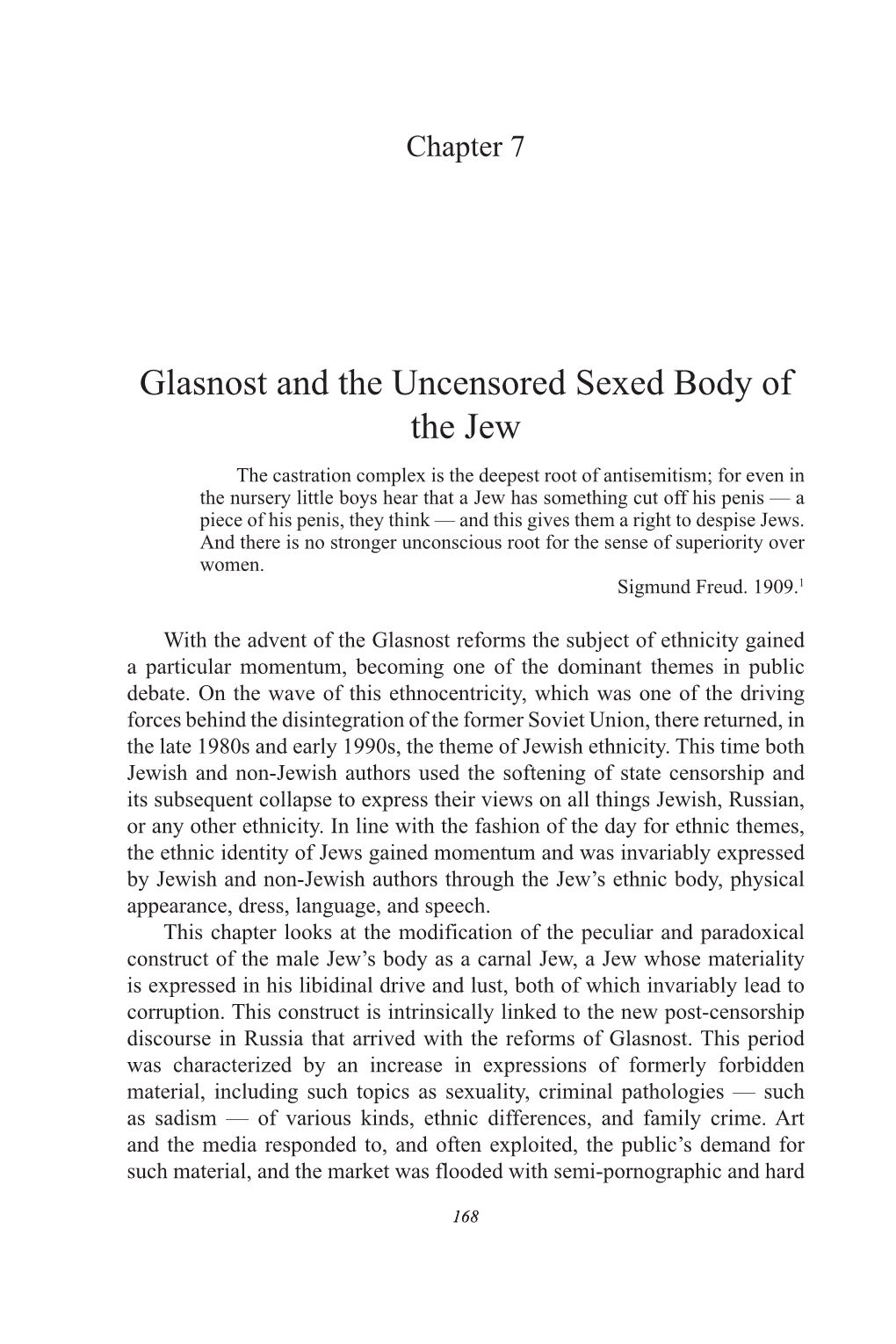 Glasnost and the Uncensored Sexed Body of The