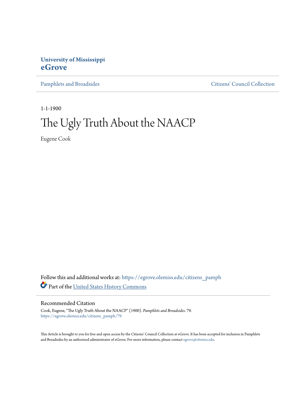 The Ugly Truth About the NAACP