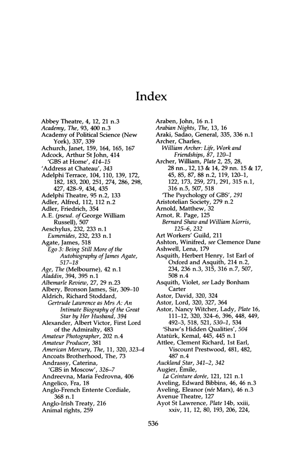 Being Still More of the Autobiography of James Agate, 517-18 Albemarle