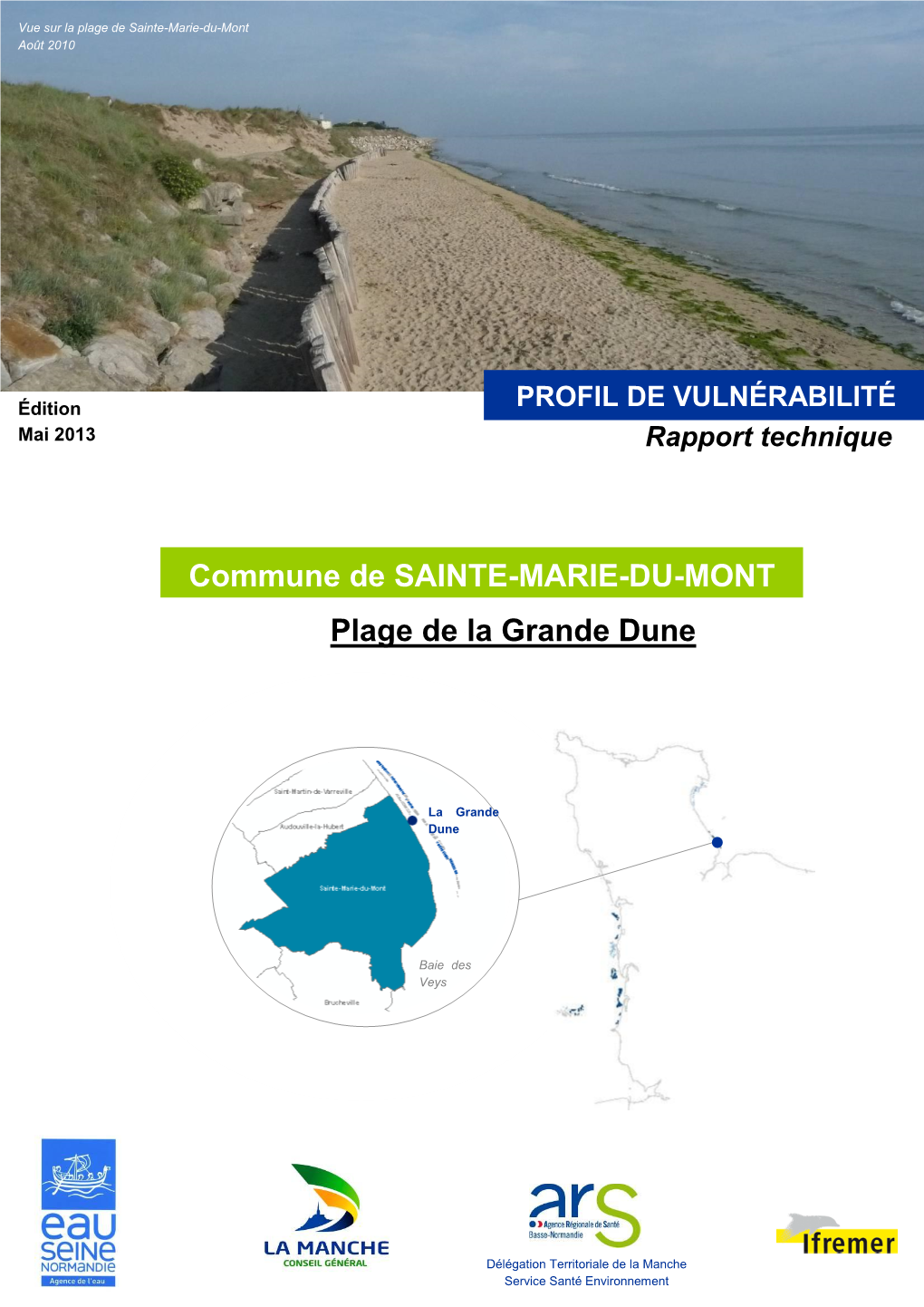 Plage De La Grande Dune Commune De SAINTE-MARIE-DU-MONT