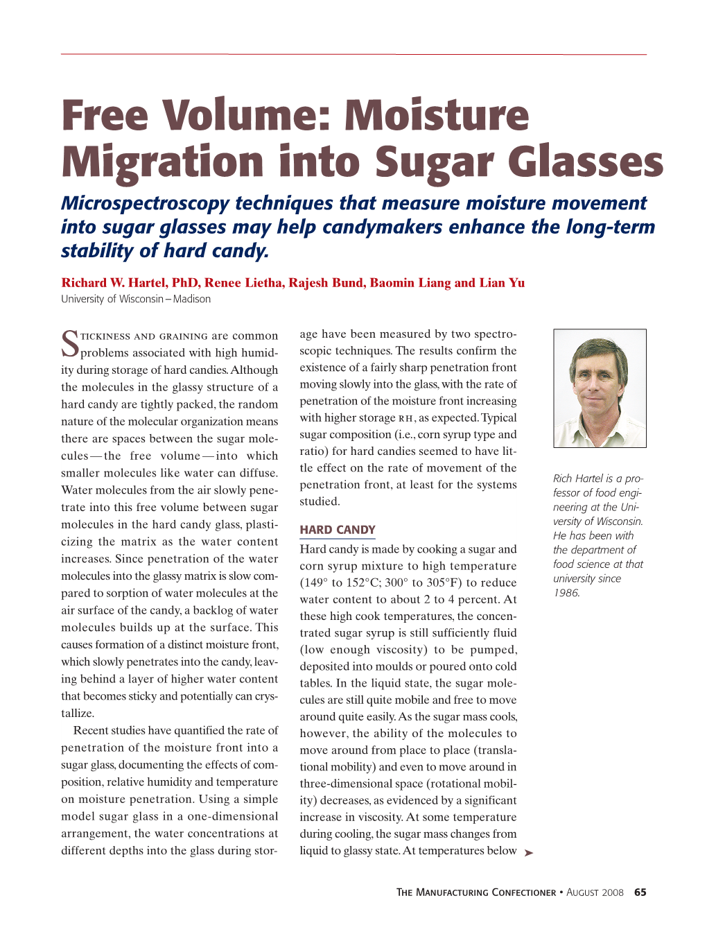 Moisture Migration Into Sugar Glasses