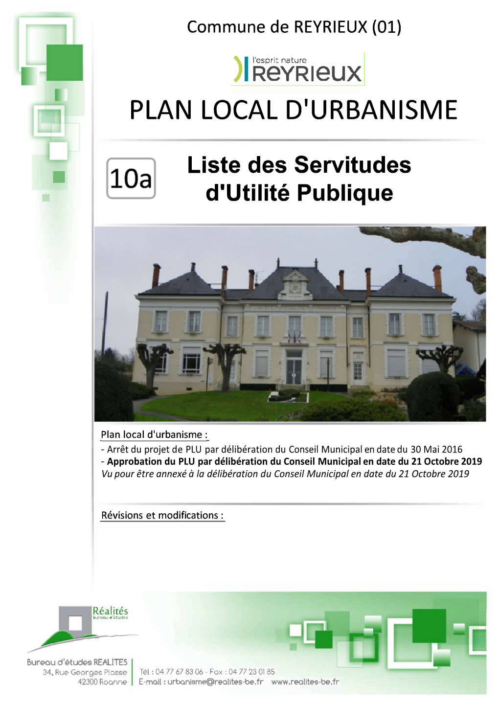 )Irèyr1eux PLAN LOCAL D'urbanisme