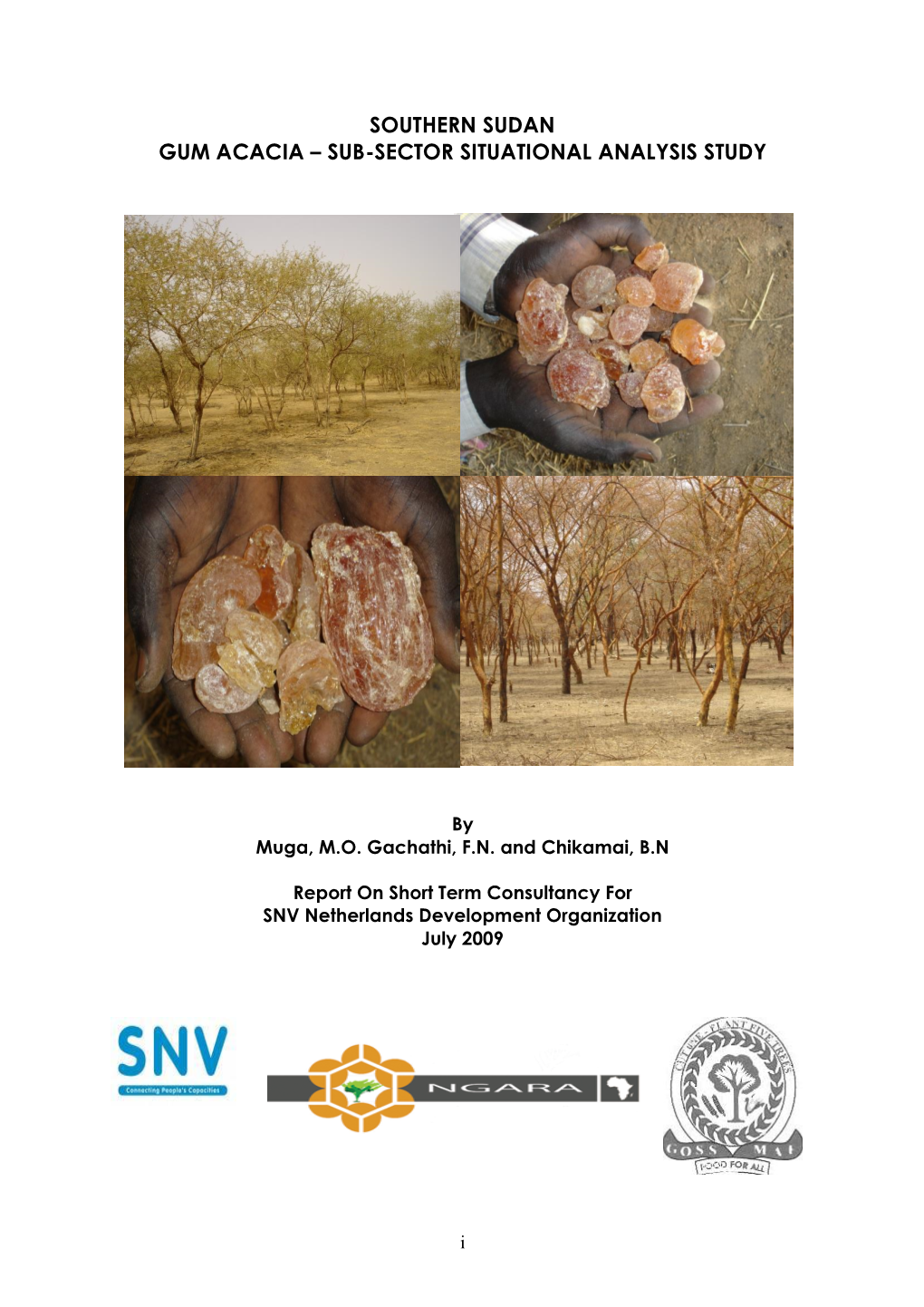Southern Sudan Gum Acacia – Sub-Sector Situational Analysis Study