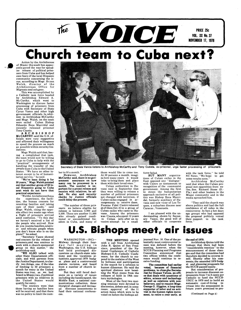 Church Team to Cuba Next?