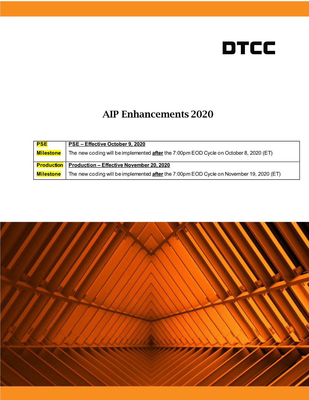 AIP Enhancements 2020