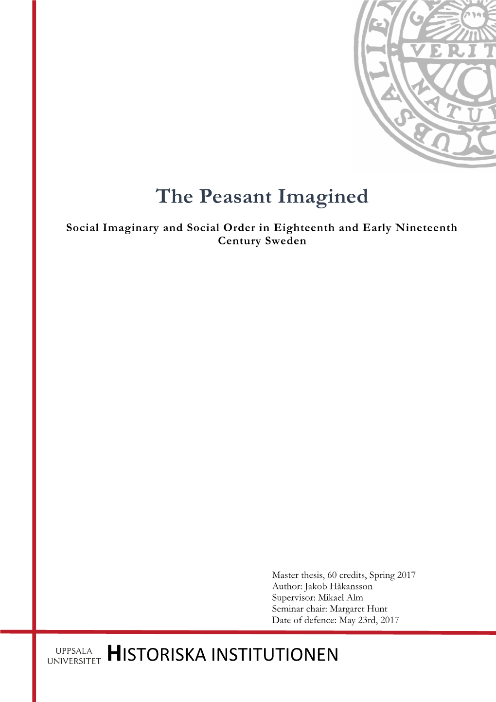 The Peasant Imagined