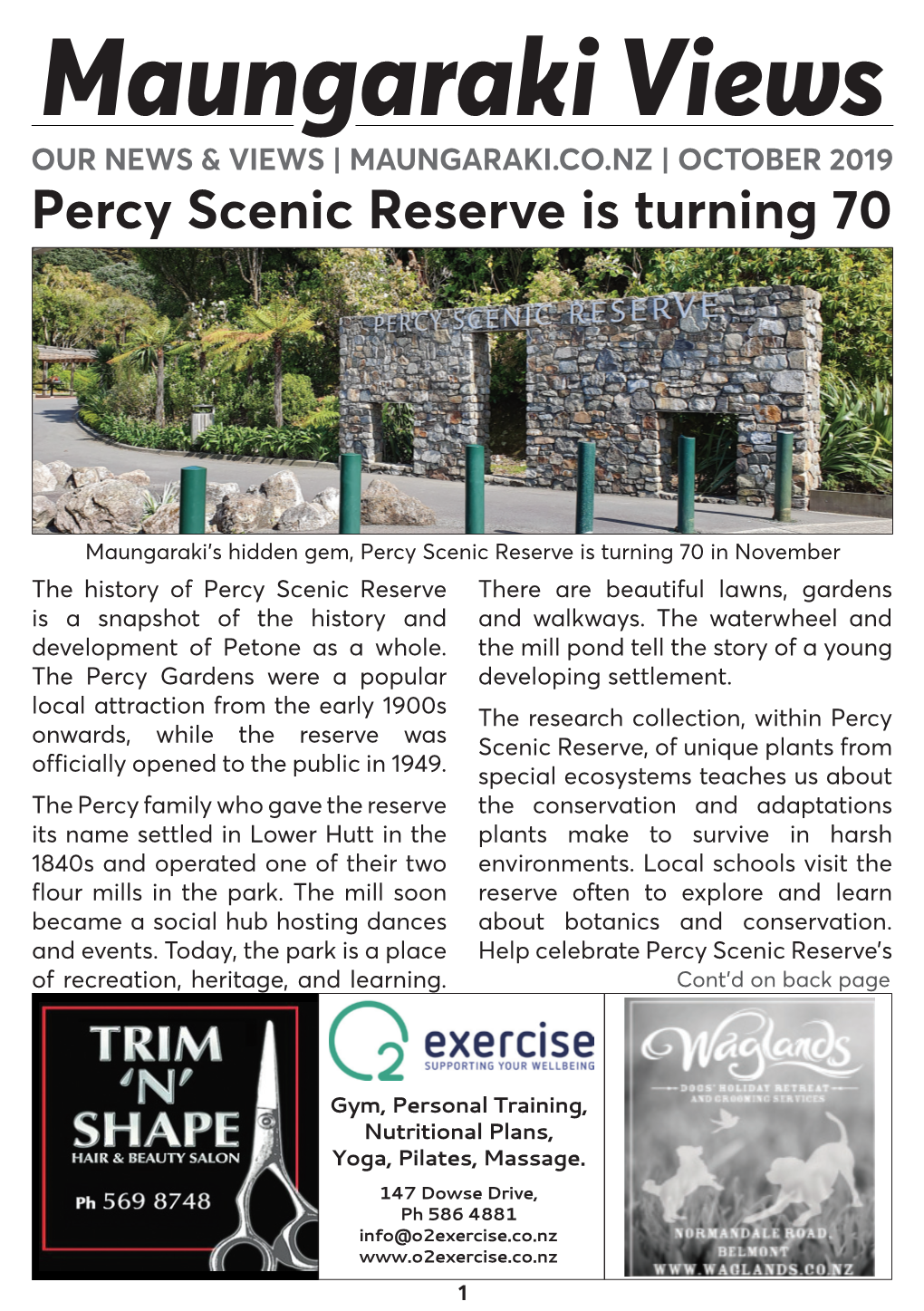 Percy Scenic Reserve Is Turning 70