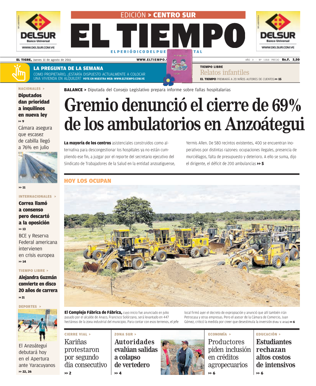 Gremio Denunció El Cierre De 69% De Los Ambulatorios En Anzoátegui