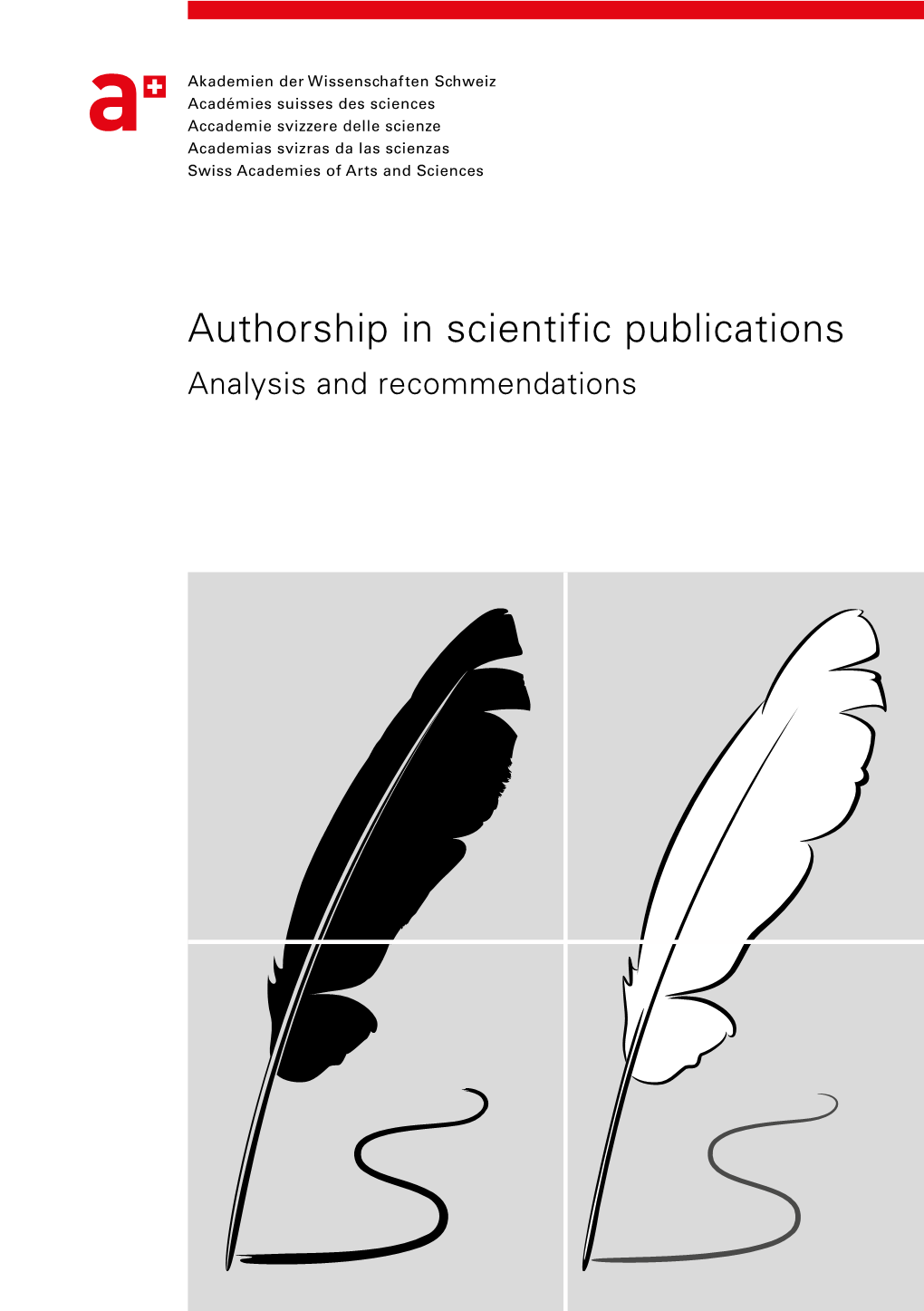 Authorship in Scientific Publications Analysis and Recommendations Authorship in Scientific Publications Analysis and Recommendations Publication Details