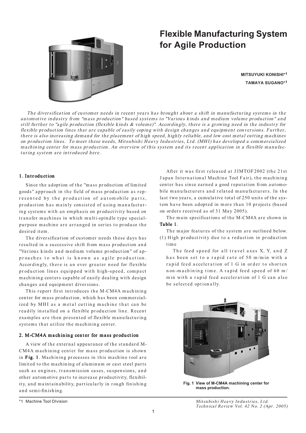 Flexible Manufacturing System for Agile Production