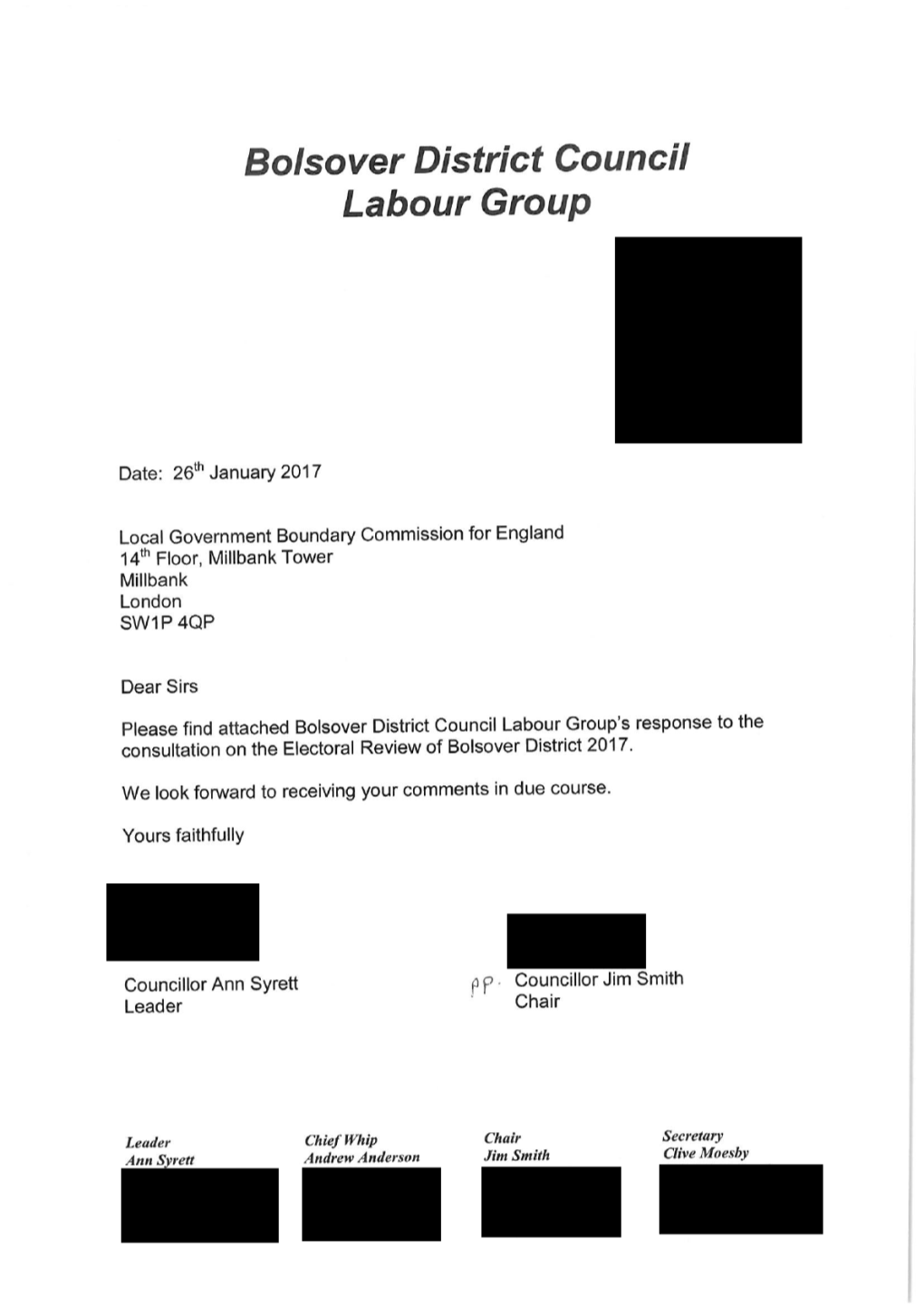 Bolsover District Council Labour Group