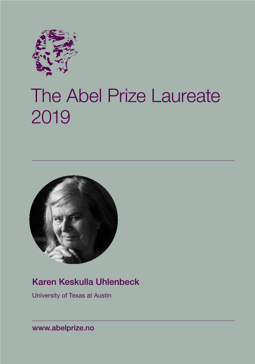 The Abel Prize Laureate 2019 Brochure