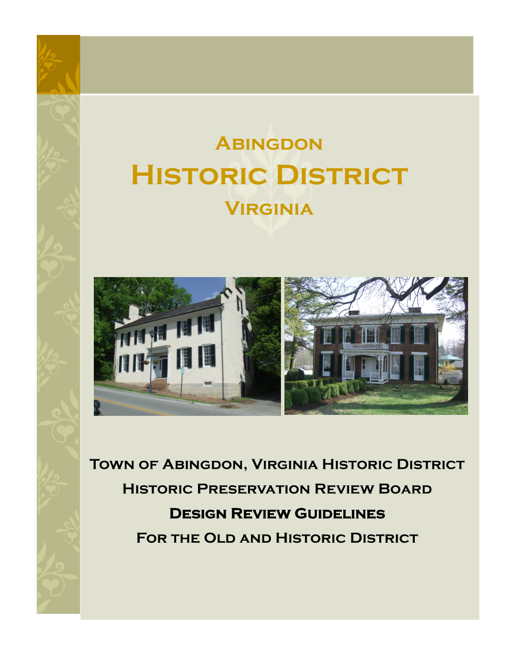 Historic District Virginia