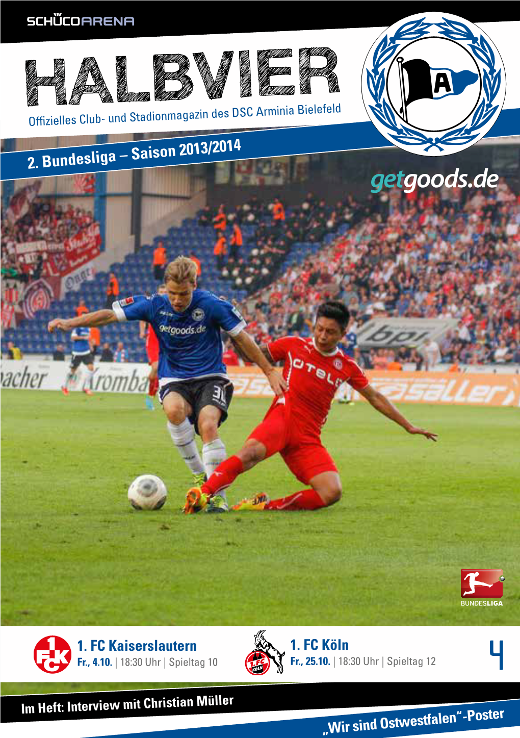 HALBVIER Offizielles Club- Und Stadionmagazin Des DSC Arminia Bielefeld
