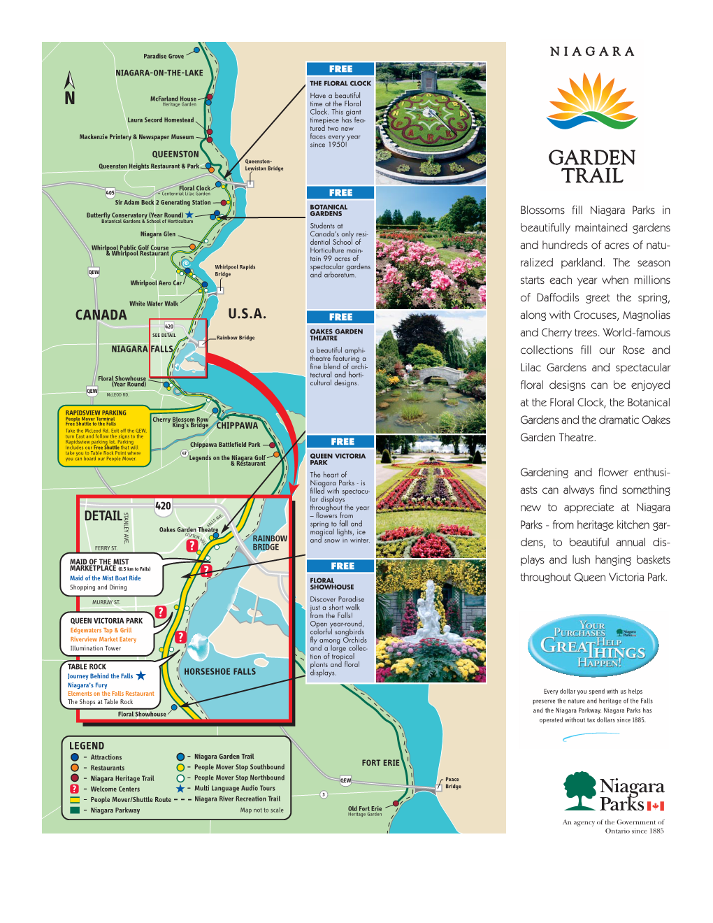 Online Map Garden Trail