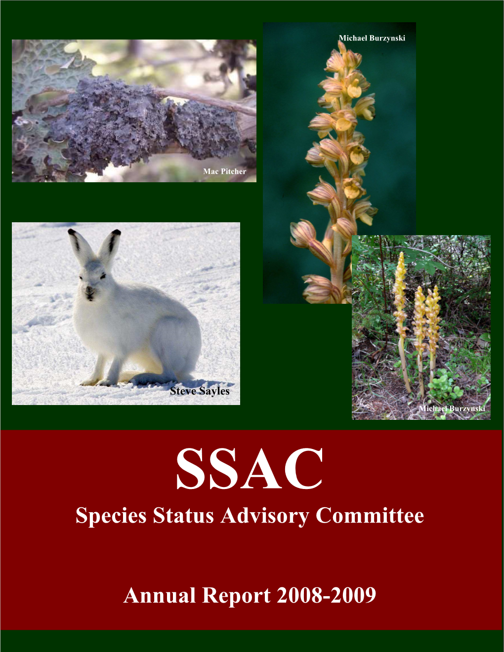 SSAC Species Status Advisory Committee