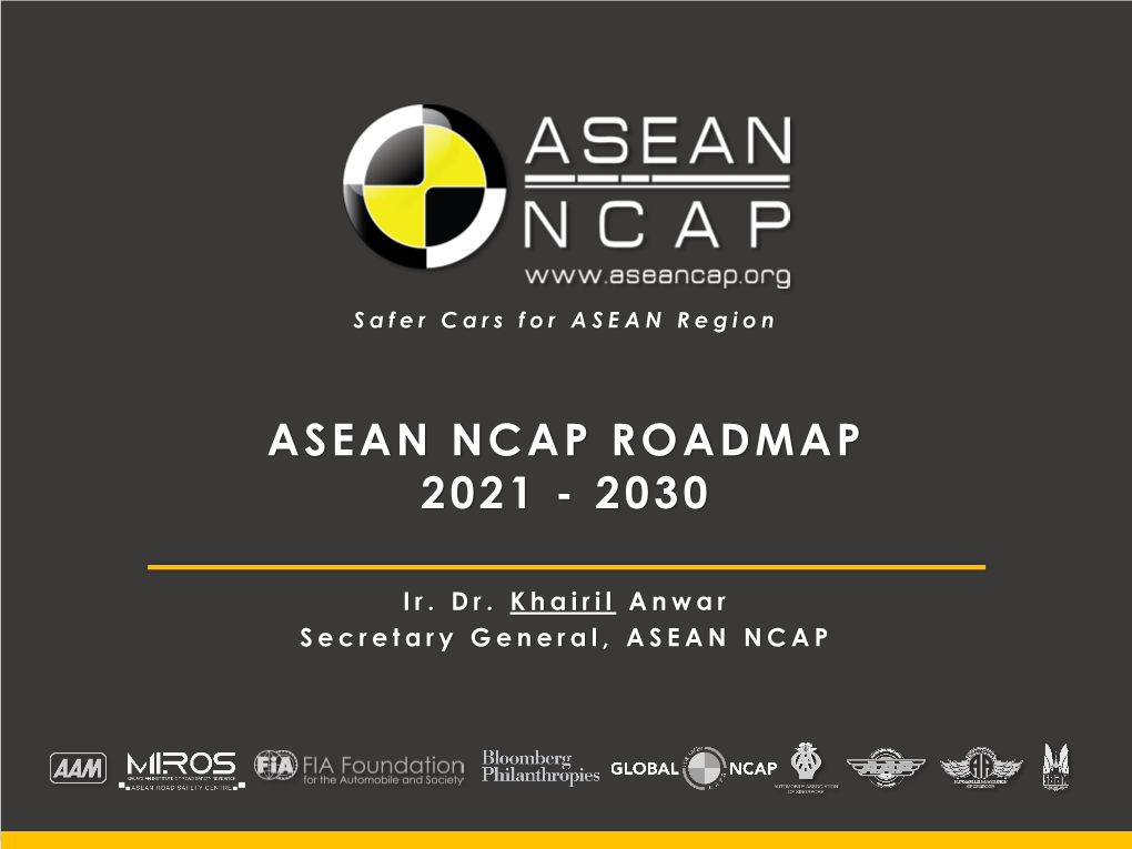 ASEAN NCAP Roadmap 2021-2025