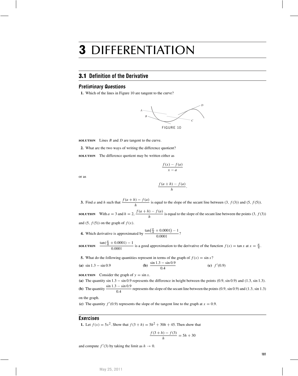 3 Differentiation