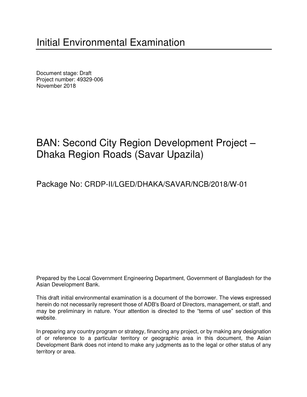 49329-006: Second City Region Development Project