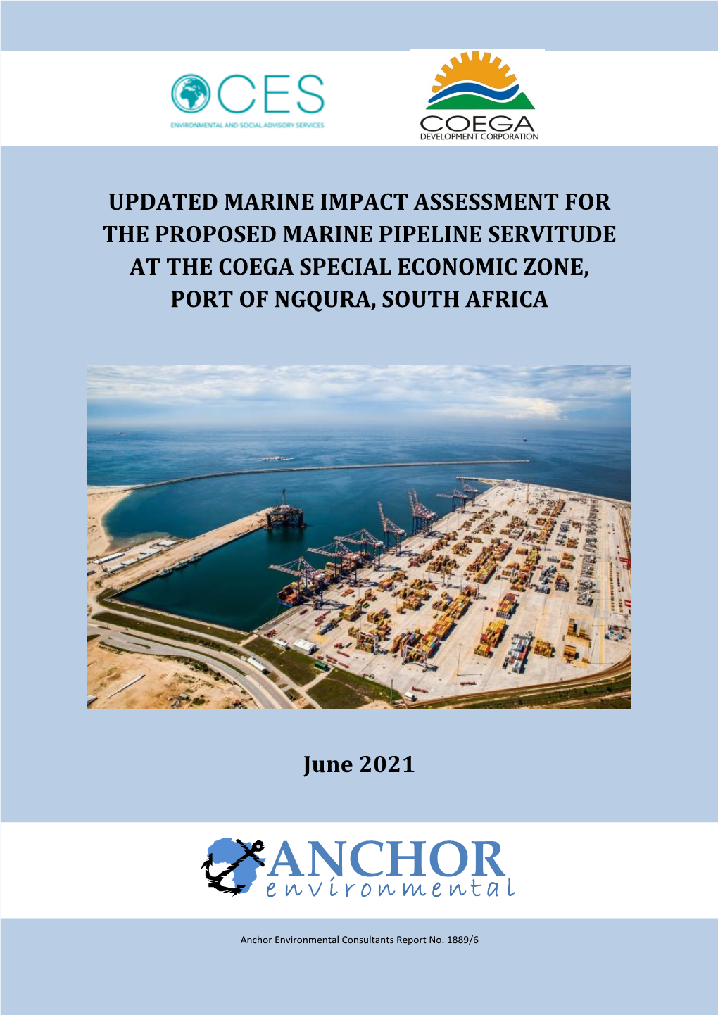 Appendix 9-Final Marine Ecological Assessment