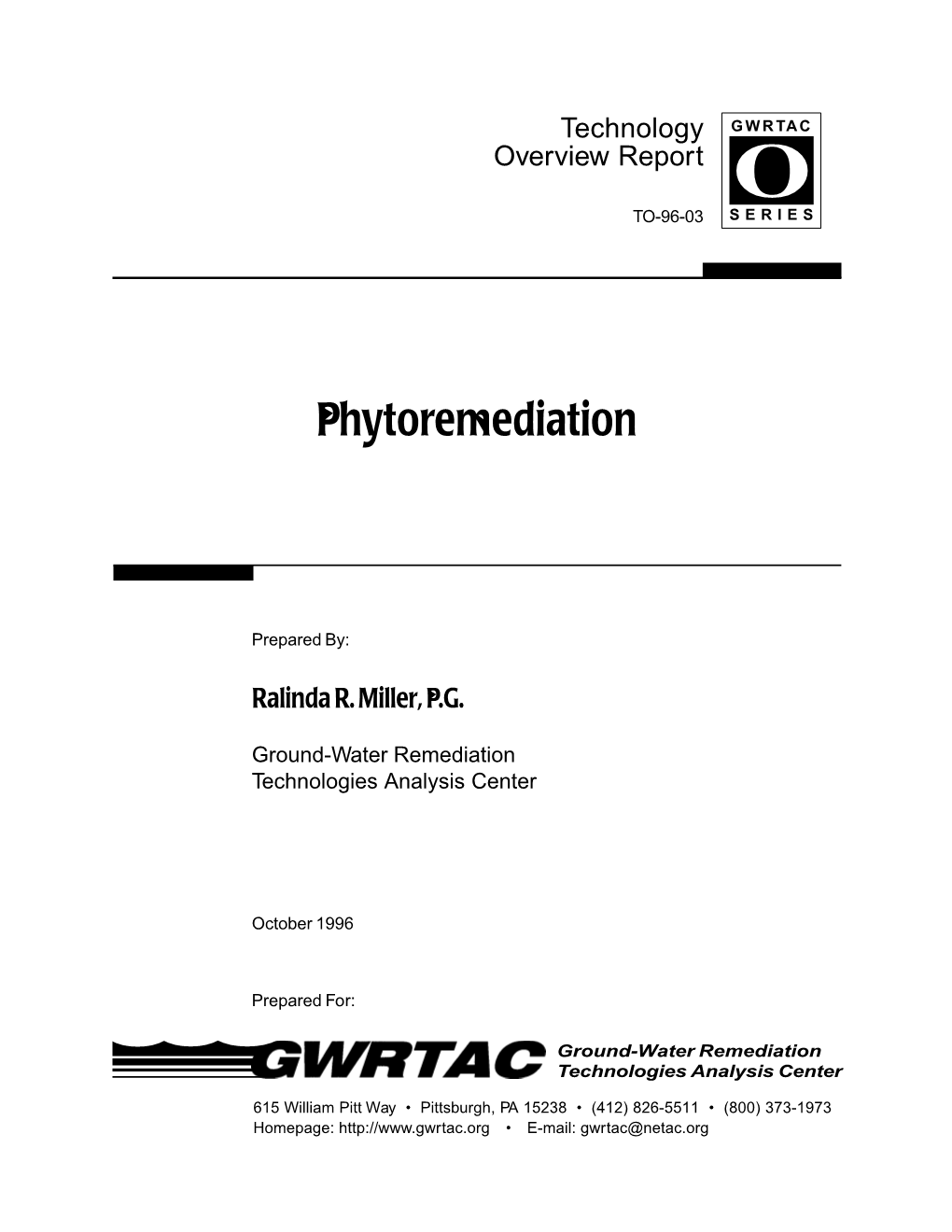 Phytoremediation