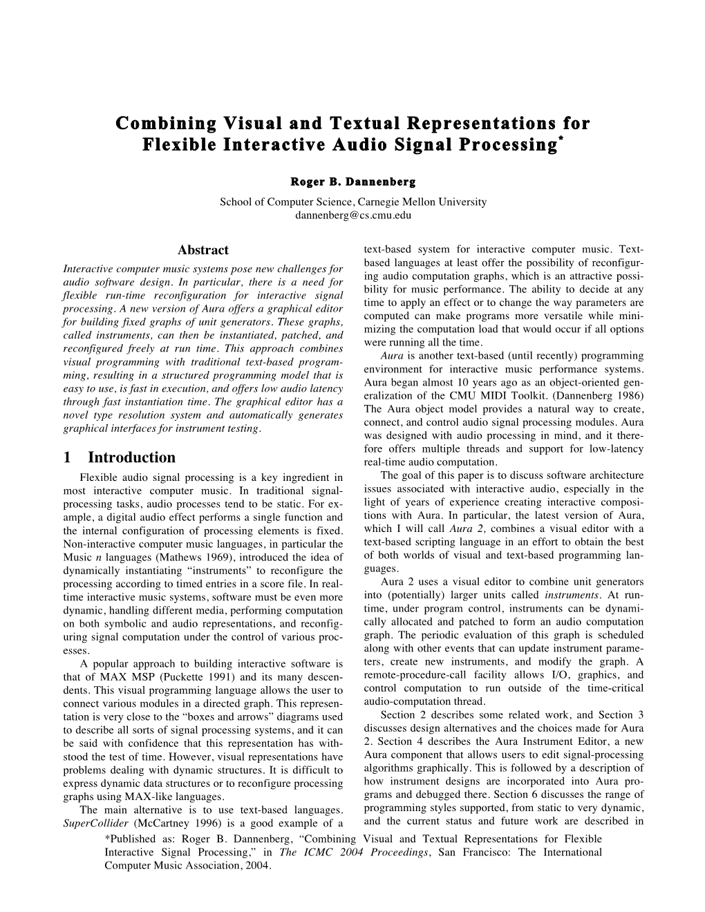 Combining Visual and Textual Representations for Flexible Interactive Audio Signal Processing*