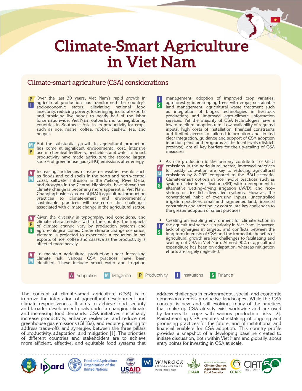 Climate-Smart Agriculture in Viet Nam
