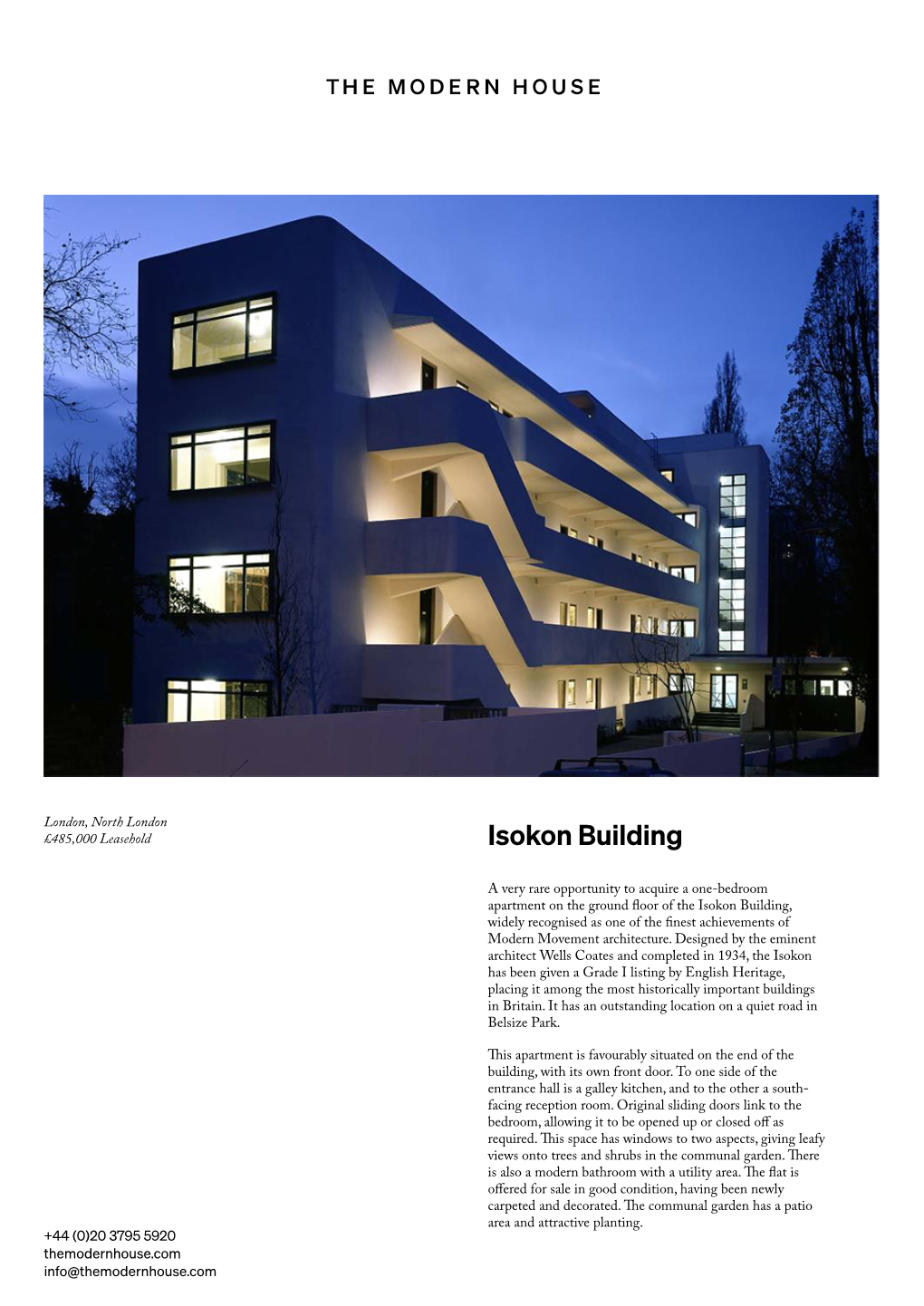 Isokon Building