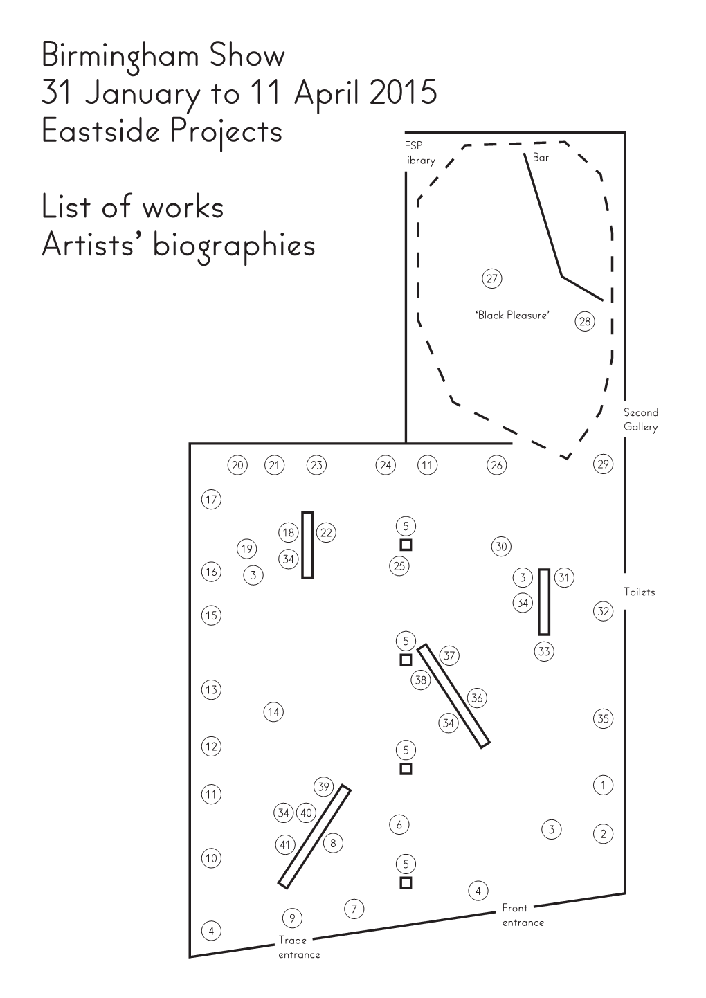 Birmingham Show 31 January to 11 April 2015 Eastside Projects