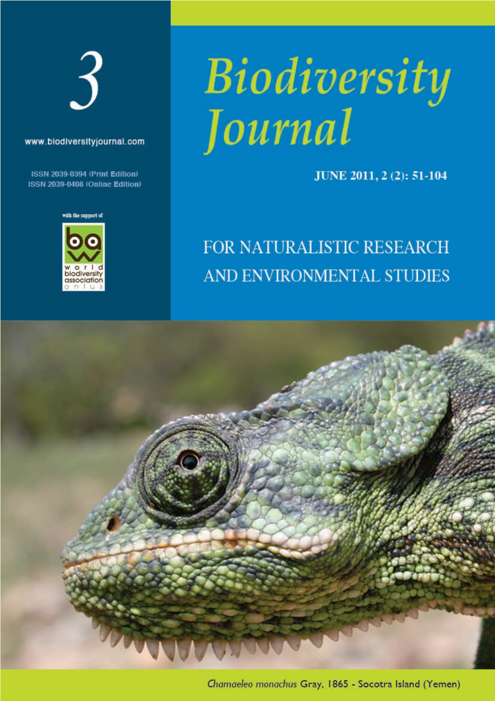 Biodiversity Journal Cop3 BJ Cop3 Autore