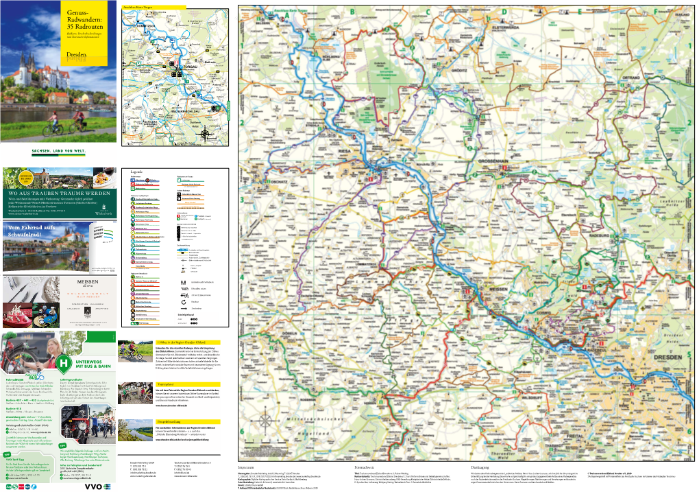 Genuss- Radwandern: 35 Radrouten Radkarte, Streckenbeschreibungen Und Touristische Informationen